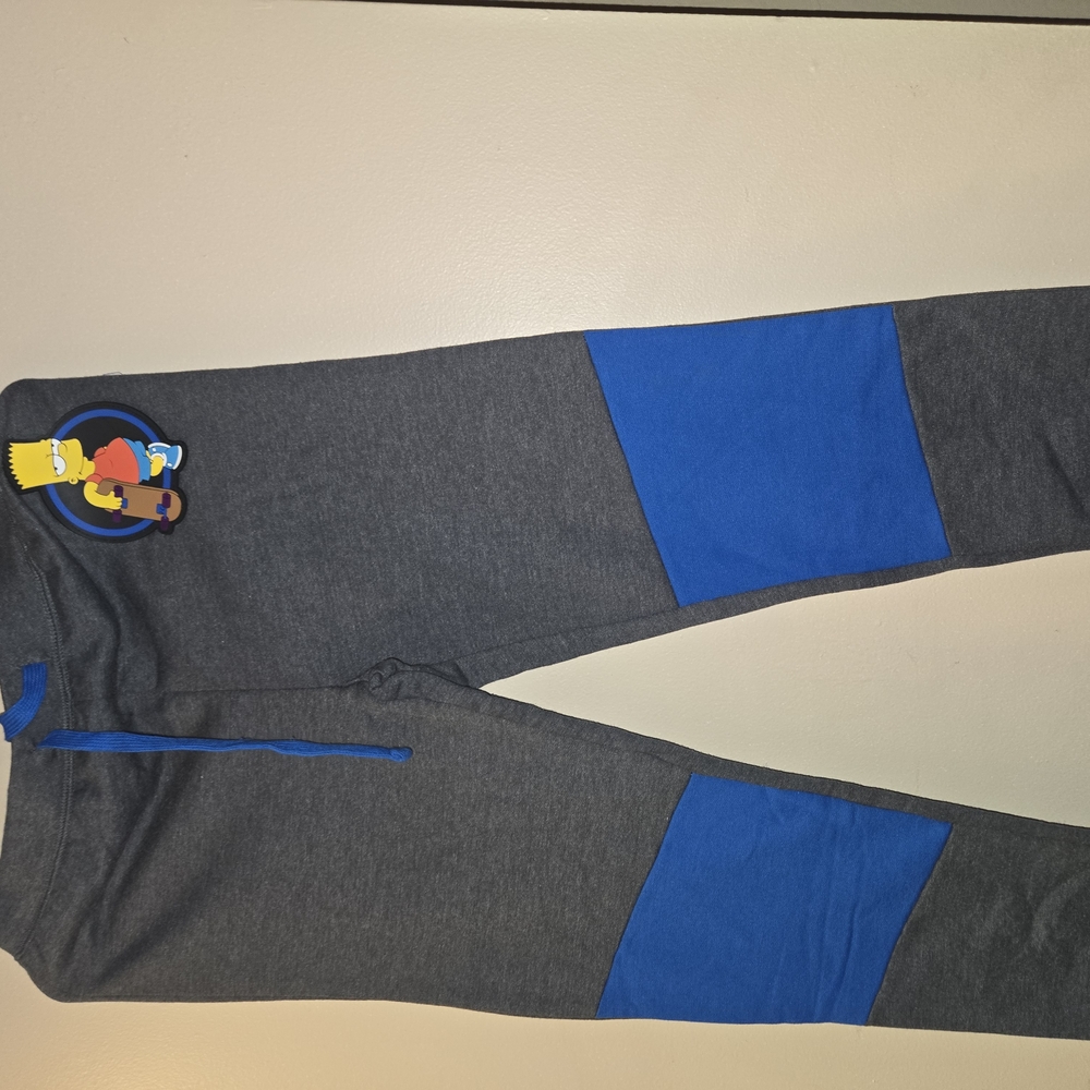 Kids Gray and Blue Joggers